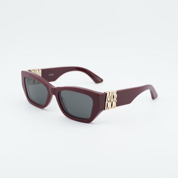 Dior MISSDIOR S1I 94A0 Sunglasses Red Square Frame, Grey Lenses
